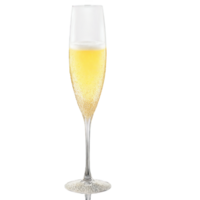 nuit suprême Champagne flûte grand cheminée en forme de cristal bol mince tige d'or Champagne contagieux le png