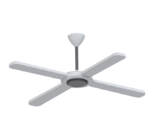 Ceiling Fan 3D illustration Icon Smart Home with Transparent Background png