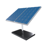 Solar- Panel 3d Illustration Symbol Clever Zuhause mit transparent Hintergrund png