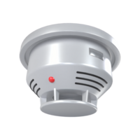 Smoke Detector 3D illustration Icon Smart Home with Transparent Background png