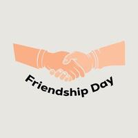 A illustration of Friendship Day on a white background vector