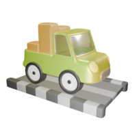 Car travel carrying goods png