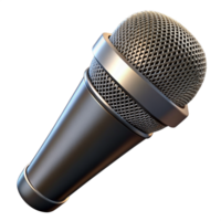 microphone objet 3d conception png