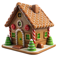 Gingerbread House 3d Object png