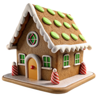 Lebkuchen Haus 3d Dessert png