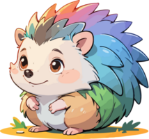 Hedgehog Cartoon Animal Design png