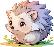 Hedgehog Cartoon Animal Style png