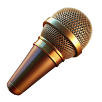 Microphone Object 3d Render png