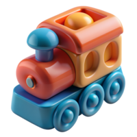 trein kinderen speelgoed 3d beeld png