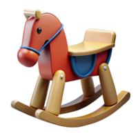 caballo columpio silla niños juguetes 3d imagen png