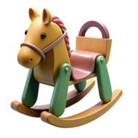 Horse Swing Chair Kids Toys 3d Render png