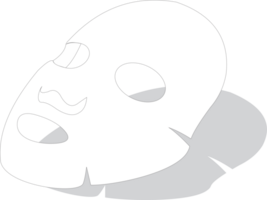 facciale maschera foglio png