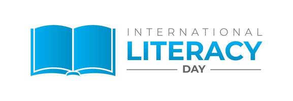 International Literacy Day Logo Icon Isolated vector