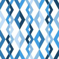 White Blue Geometric Mid-Century Modern Style Seamless Pattern Design vector