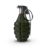 3D Realistic hand grenade, Close-Up Hand Grenade Background Material, offensive individual soldier weapon png