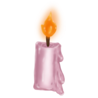 vela ligero ardiente png