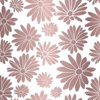 Rose Gold Flower Floral Textile Repeat Pattern Background vector