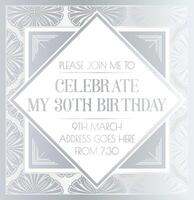 Classical Gatsby Art Deco Print Frame Design vector