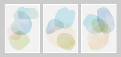 Abstract Modern Style Artwork or Digital Geometric Painting vector