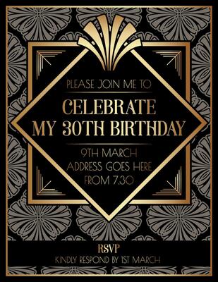 Geometric Gatsby Art Deco Print Frame Design