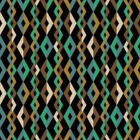 Geometric Mid-Century Modern Style Seamless Pattern Design vector