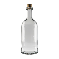 Clear glass flask png