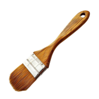 Paint brush with brown paint png