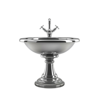 lavabo con grifo en pedestal png