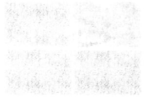 set of hand drawn subtle distressed texture. Monochrome design for overlays. vector