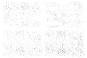 set of hand drawn subtle distressed texture. Monochrome design for overlays. vector