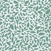 seamless pattern with leaves. Floral minimalistic repeatable background with foliage. Botanical backdrop. vector