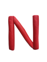 fatto a mano plastilina alfabeto, trasparente sfondo. inglese colorato lettere di modellazione argilla png