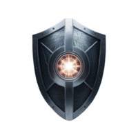 metallic shield design png