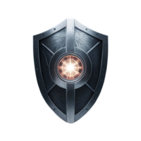 metallisk skydda design png