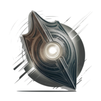 ein metallisch Schild png