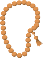 semplice tasbih musulmano giocatore perline png