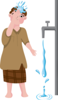 Comment à effectuer ablution pas png