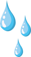 blauer Wassertropfen png