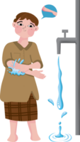 muslim pojke prestera ablution steg png