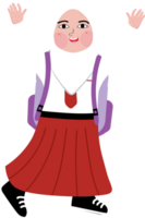 zurück zur Schule Mädchen png