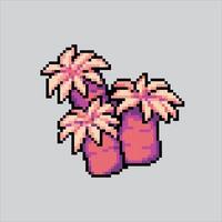 Pixel art illustration Coral. Pixelated Coral. Sea Coral Building pixelated for the pixel art game and icon for website and game. old school retro. vector