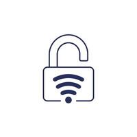 smart lock icon for apps vector