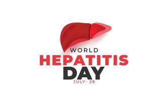 World Hepatitis Day. background, banner, card, poster, template. illustration. vector