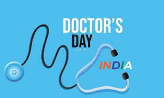 Happy Doctor's day. background, banner, card, poster, template. illustration. vector