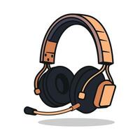 3d moderno inalámbrico auriculares aislado en blanco antecedentes. vector