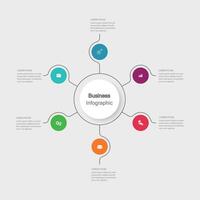infografía, gráficos presentación. negocio concepto, cuadro, pasos, proceso. infografía datos visualización. puesta en marcha modelo. vector