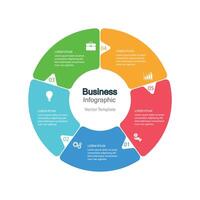 infografía, gráficos presentación. negocio concepto, cuadro, pasos, proceso. infografía datos visualización. puesta en marcha modelo. vector