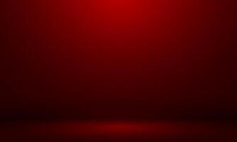 Abstract gradient red light studio room for you design background vector