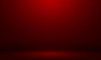 Abstract gradient red light studio room for you design background vector