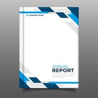 modern annual report cover book business template flyer design vector